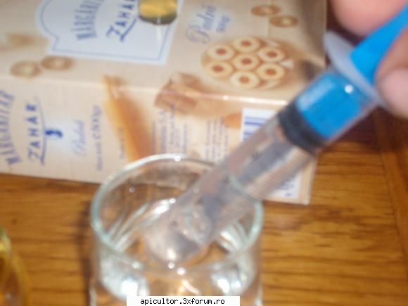 ANALIZA miere de mana - 6. ... am adaugat 16 ml alcool de 96 grade - PRODUSELE ALBINELOR