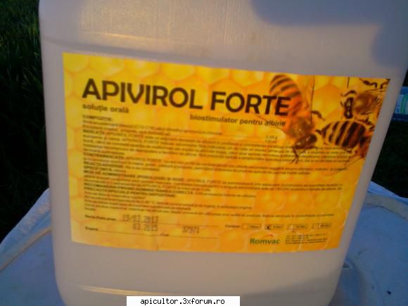 TRATAMENT CU Apivirol Forte - Ce se poate spune? - BOLI SI TRATAMENTE