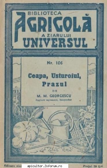 carti vechi de agricultura - ceapa,usturoiul,prazul - CARTI SI REVISTE